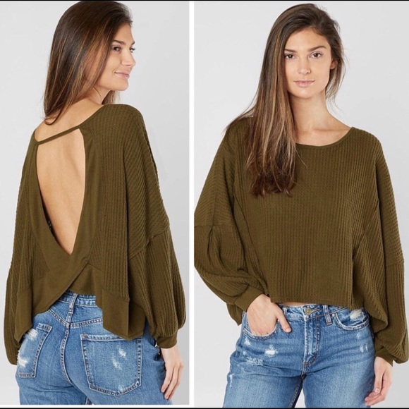Free People Tops - F.P WE THE FREE TABACO LOVE ME THERMALS